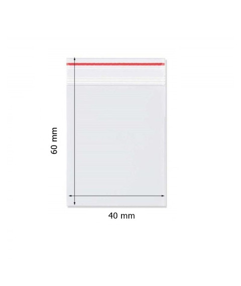Pungulițe cu zip lock, 40*60 mm, 100 buc